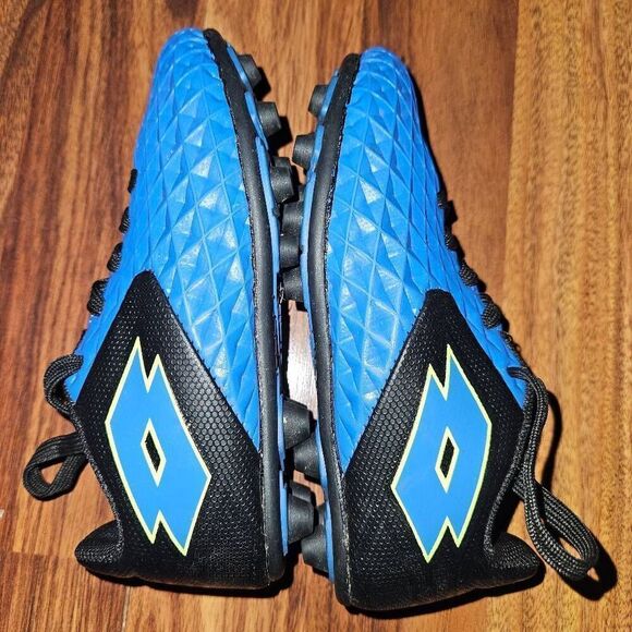 Lotto Blue, Black, and Yellow Soccer Cleats Toddler Size 10 - Picture 3 of 6